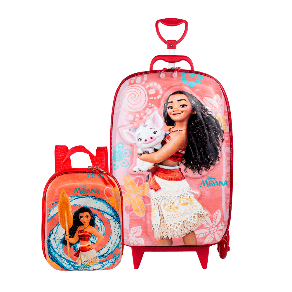 KIT - Mala + Mochila P Infantil Princesa ...