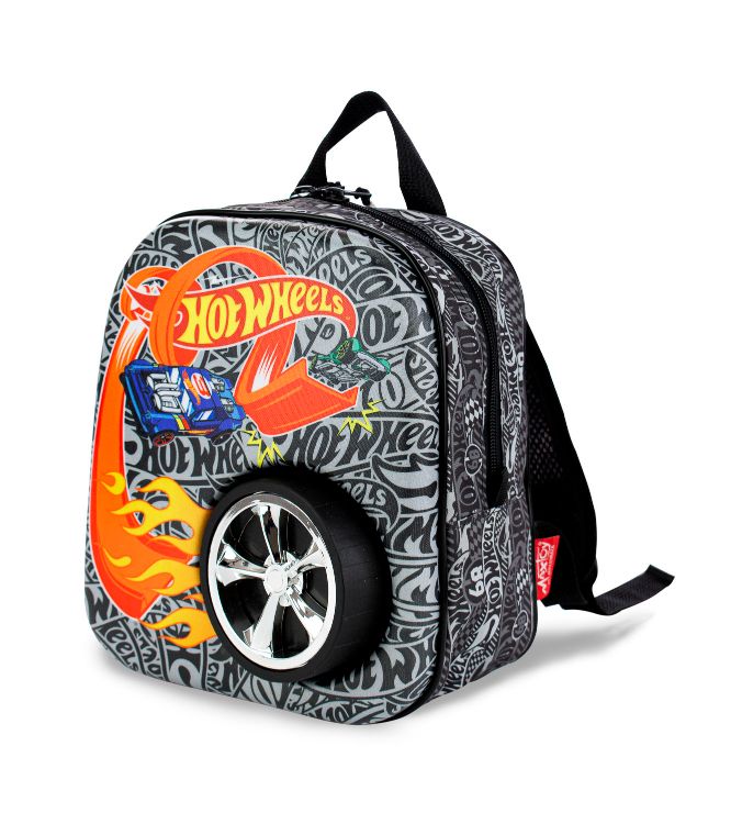 Mochila Infantil Hotwheels Pista Preto Ma...